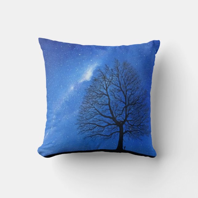 Almofada Travesseiro Decorativo - "Os Céus Declaram" (Frente)