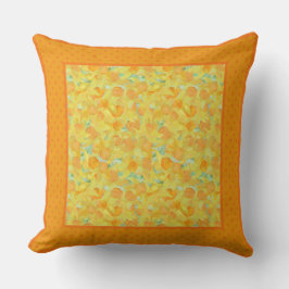 Almofada Travesseiro decorativo ou Cushion, Daffodils e Pol