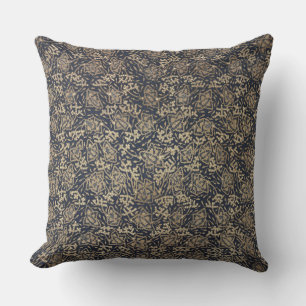 Almofada Travesseiro decorativo Pacífico Azul e Cream Batik