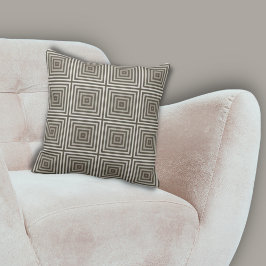 Almofada Travesseiro decorativo Padrão Castanho Clássico An