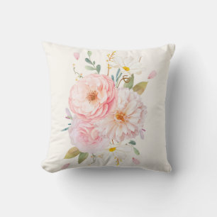 Almofada Travesseiro decorativo Padrão Floral Clássico