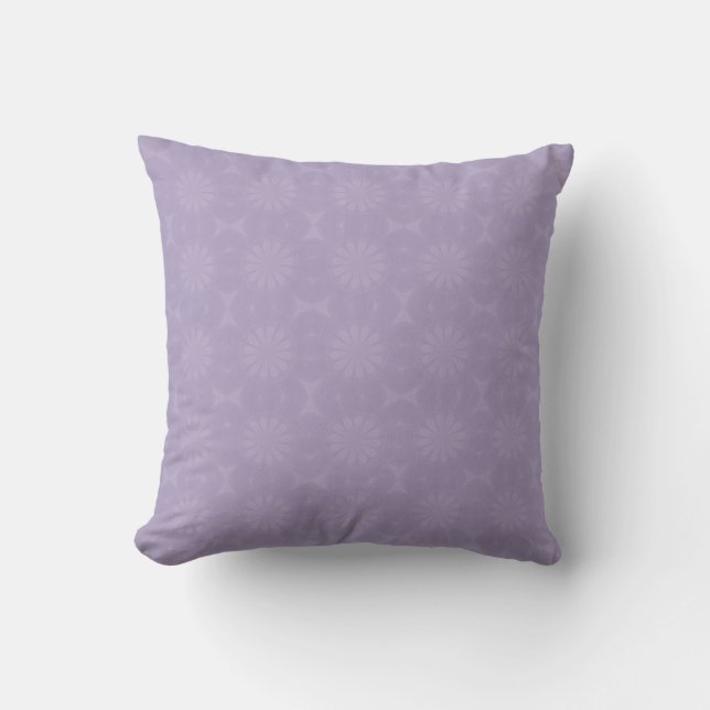 Almofada Travesseiro decorativo Pale Lilac Pattern (Frente)