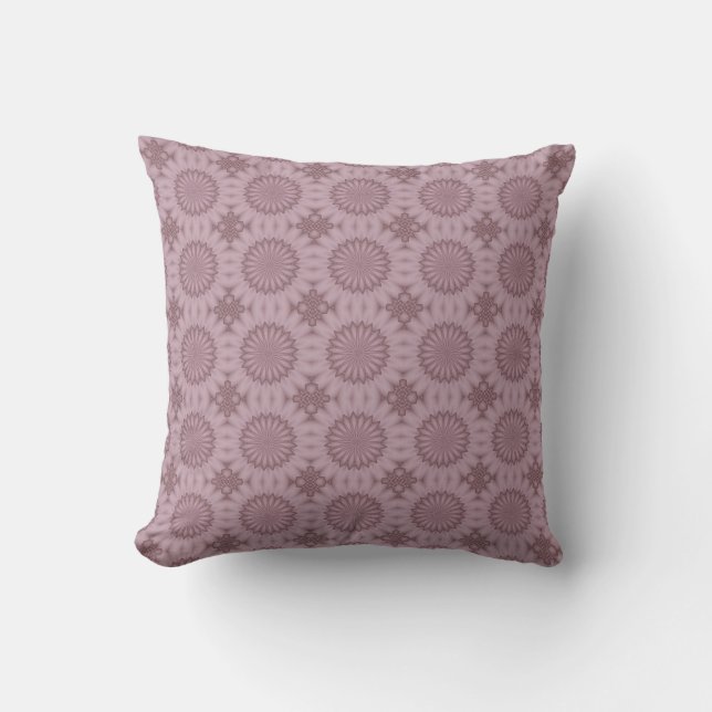 Almofada Travesseiro decorativo Pale Purple Pattern 1 (Frente)