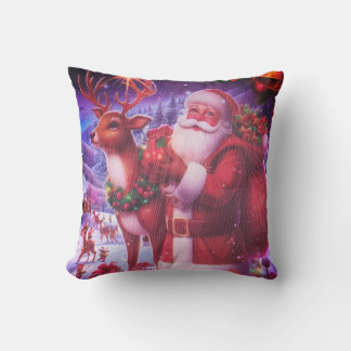 Almofada Travesseiro Decorativo Papai Noel