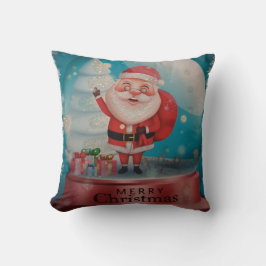 Almofada Travesseiro Decorativo Papai Noel