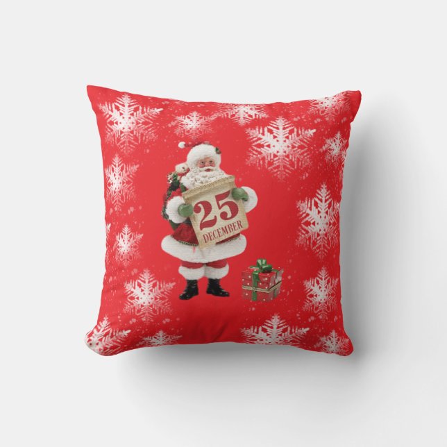 Almofada Travesseiro Decorativo Papai Noel  (Frente)