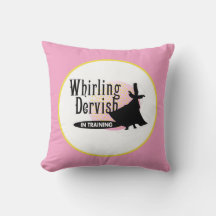 Travesseiro decorativo para garota de rosa e preto