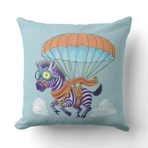 Travesseiro decorativo Parachute Zebra