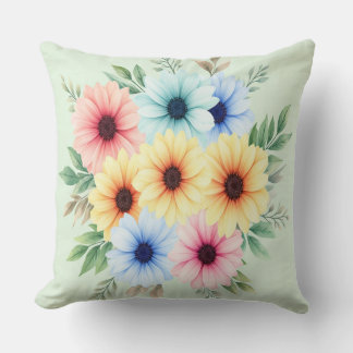 Almofada Travesseiro decorativo Pastel Petals