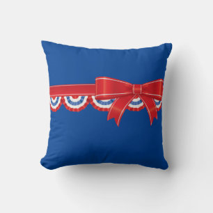 Almofada Travesseiro decorativo Patriótico de 4 de julho