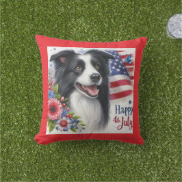 Almofada Travesseiro Decorativo Patriótico de 4 de Julho pa