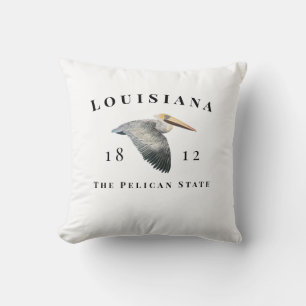 Almofada Travesseiro decorativo Pelican State 1812