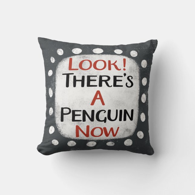 Almofada Travesseiro decorativo Penguin Now (Frente)