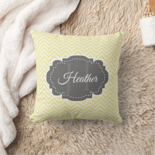 Almofada Travesseiro decorativo Personalizado Chevron Amare