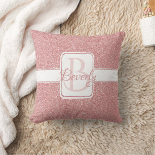 Almofada Travesseiro decorativo Personalizado com Brilho Ro
