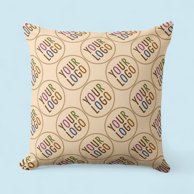 Almofada travesseiro decorativo personalizado de 20" com o  (MISOOK Throw Pillow with Logo Pattern)