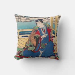 Almofada Travesseiro decorativo personalizado de arte japon