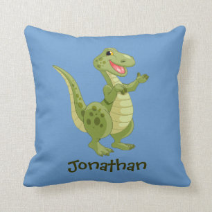 Almofada Travesseiro decorativo Personalizado de Dinossauro