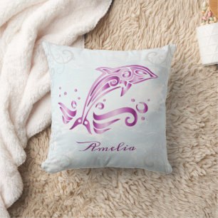Almofada Travesseiro decorativo Personalizado de Golfinho M