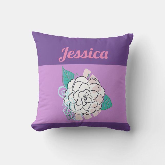 Almofada Travesseiro decorativo Personalizado de Nome Alter (Frente)