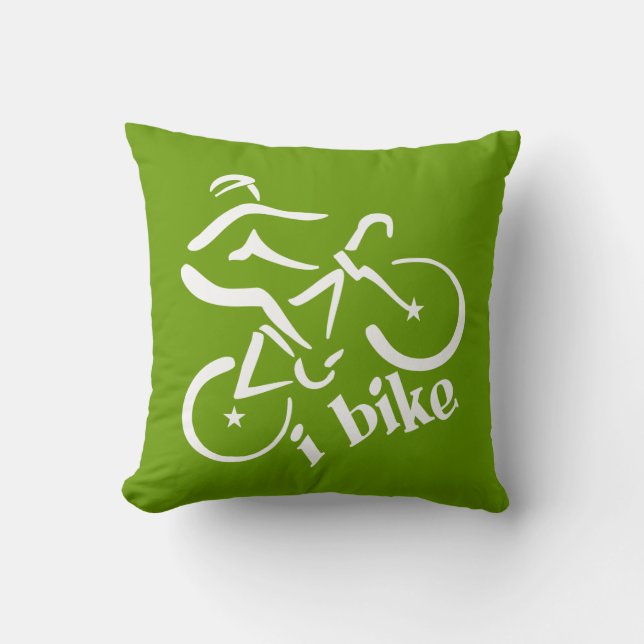 Almofada Travesseiro decorativo personalizado do BIKE (Frente)