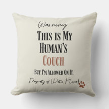 Travesseiro decorativo Personalizado do Dog Lover
