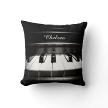 Travesseiro decorativo personalizado do piano