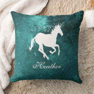Almofada Travesseiro decorativo Personalizado do Teal Unico