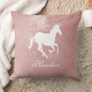Almofada Travesseiro decorativo Personalizado do Unicorn Ro