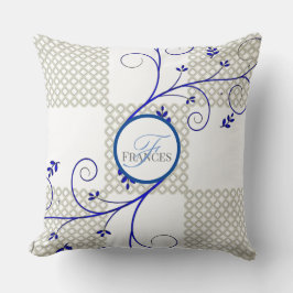 Almofada Travesseiro decorativo personalizado monograma