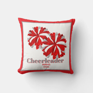 Almofada Travesseiro decorativo Personalizado Poms Cheias
