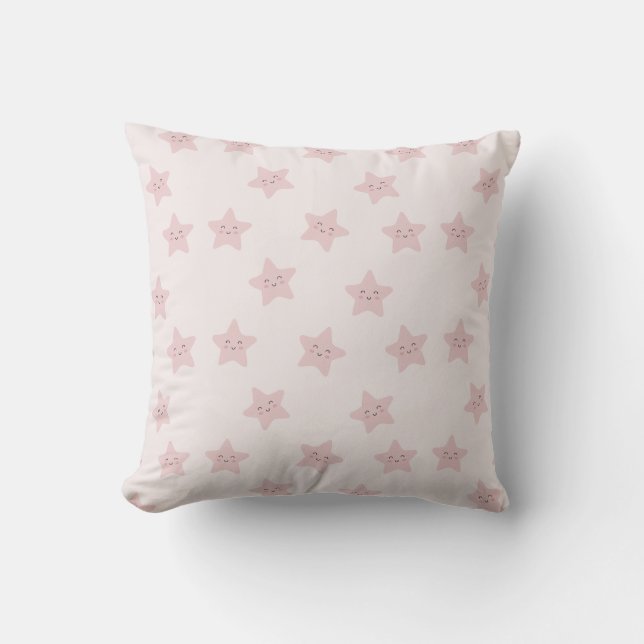 Almofada Travesseiro decorativo Pink Star (Frente)