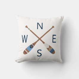 Almofada Travesseiro decorativo pintado do compasso da pá