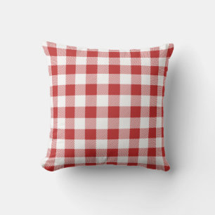 Almofada Travesseiro decorativo Piquenique Red Gingham - CH