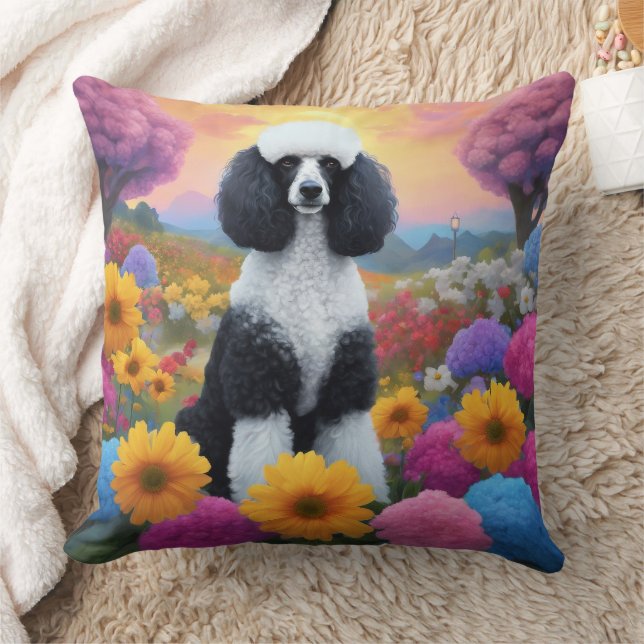 Almofada Travesseiro decorativo Poodle (Cobertor)