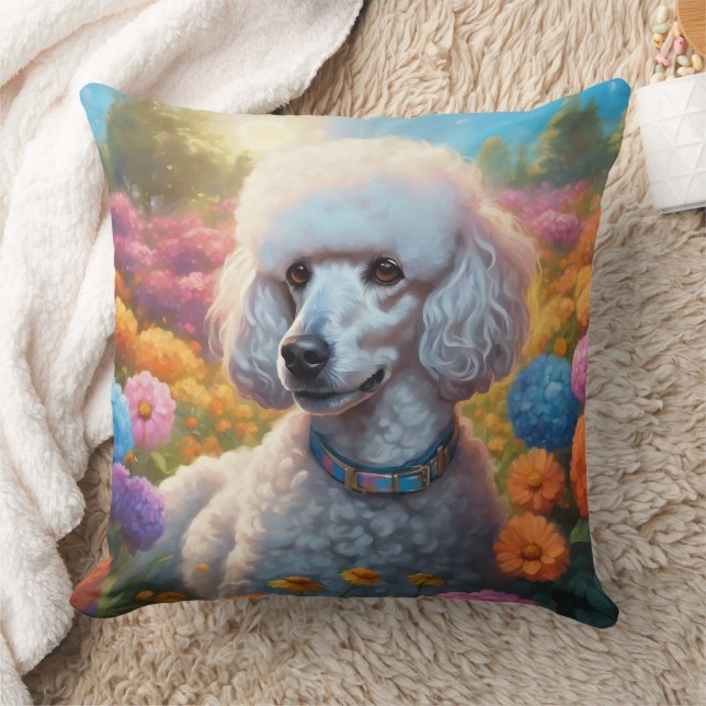 Almofada Travesseiro decorativo Poodle (Cobertor)