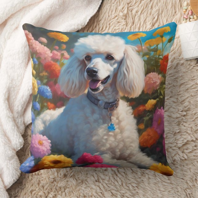 Almofada Travesseiro decorativo Poodle (Cobertor)