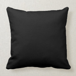 Almofada Travesseiro decorativo preto 20" x 20"