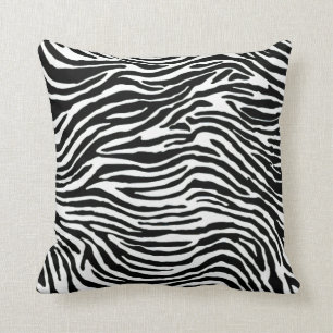 Almofada travesseiro decorativo preto e branco da listra da