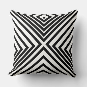 Almofada Travesseiro decorativo Preto e Branco - Luz e Padr