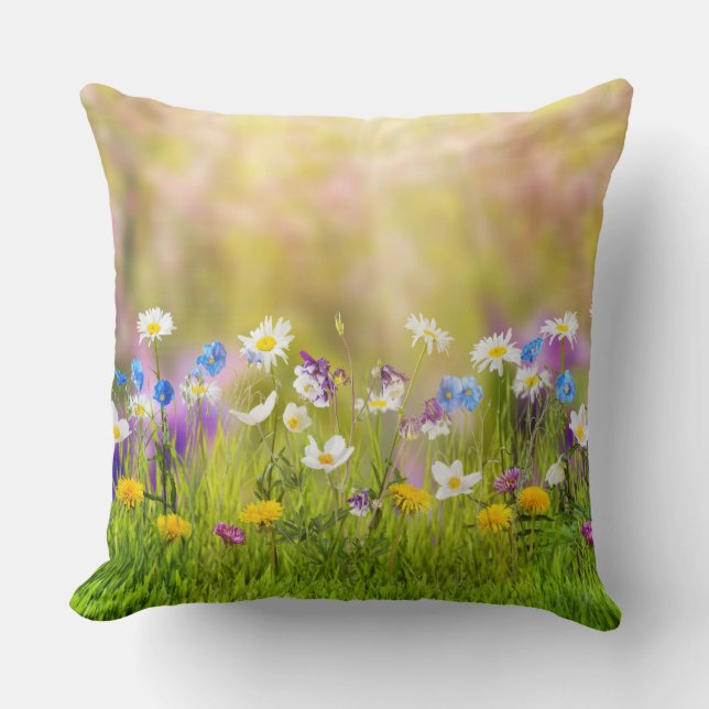 Almofada Travesseiro decorativo primavera (Frente)