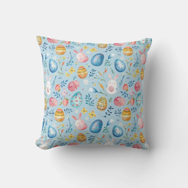 Almofada Travesseiro decorativo primavera Bloom Páscoa 4 (Frente)