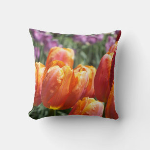 Almofada Travesseiro decorativo primavera Orange Salmon Tul