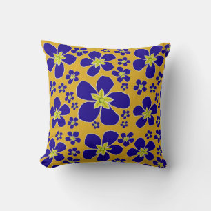 Almofada Travesseiro decorativo Primrose da Noite Azul
