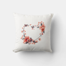 Almofada Travesseiro decorativo projetado pelo coração