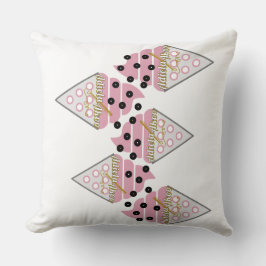 Almofada Travesseiro decorativo pulverizado por Sorvete irr