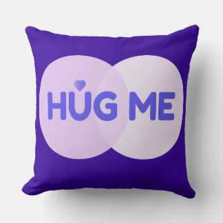 Almofada Travesseiro decorativo Purple Hug Me