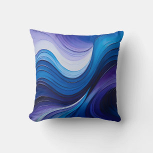 Almofada Travesseiro decorativo Quadrado de Pintura de Óleo