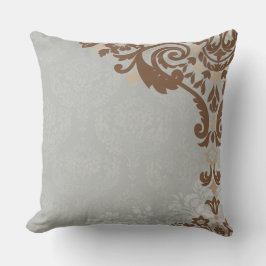 Almofada Travesseiro decorativo Quadrado do Silver Tan Eleg