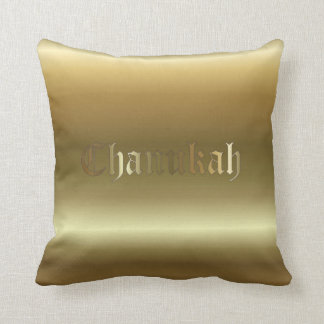 Almofada Travesseiro decorativo quadrado dourado judaico de